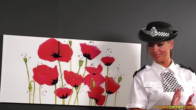 Hot Cops Bluelah & Jess Take Charge With Steamy Hand Action Showdown