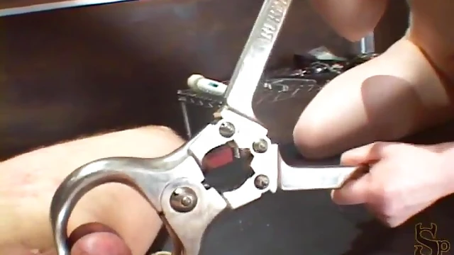 Long-Haired Babes Compassionately Bust Balls in Steamy BDSM Sex Play