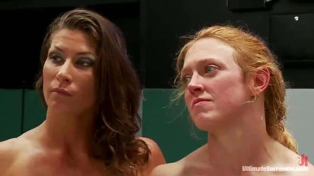 Passionate Lesbian Couple Ariel & Darling Kiss and Lick After Fiery Fight