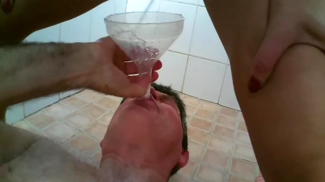 Grandpa Tommy Drinks Pee from Four Sexy German Girls in Steamy Scene