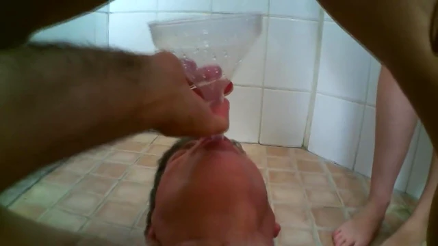 Grandpa Tommy Drinks Pee from Four Sexy German Girls in Steamy Scene