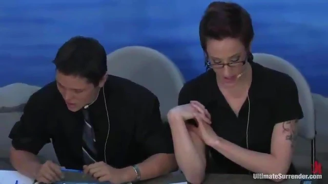 Sizzling Chicks Battle & Fuck with Strap-Ons Inside the Ring Heat