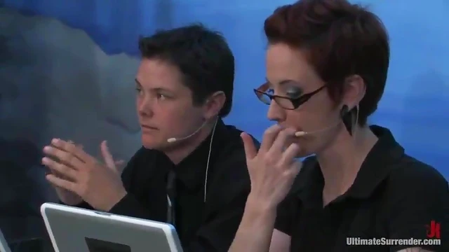 Sizzling Chicks Battle & Fuck with Strap-Ons Inside the Ring Heat