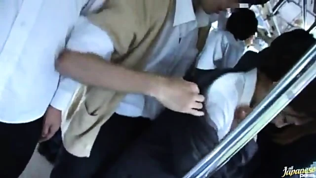 Passionate Chick In Tight Pantyhose Fucks Deeply During Steamy Bus Ride