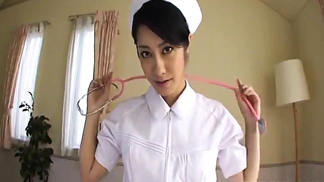 Attractive Asian Nurse Gives Blowjob Before Hot Patient Fuck