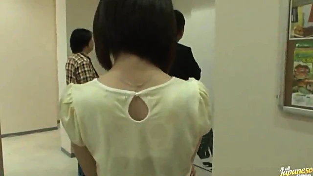 Sultry Girl Receives Passionate Love Making Inside Tiny Lift Space