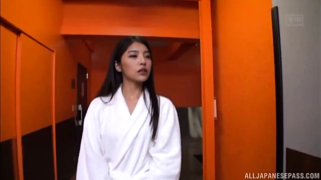 Japanese Hottie Gets Mouth Fucked Before Sexy Group Orgy Fun Begins