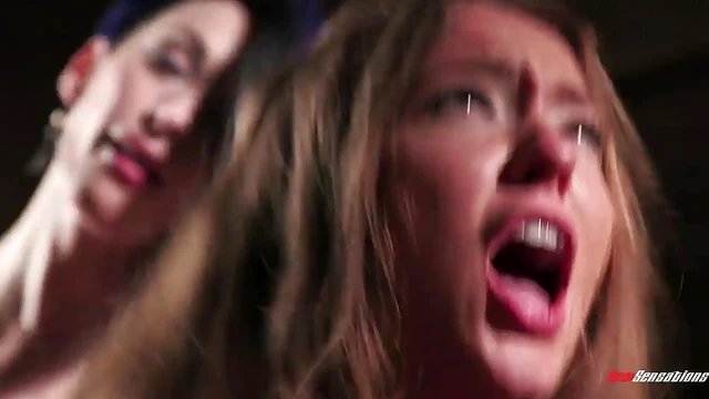 Submissive Girl Endures Nipple Torture Before Her Mistress Fucks Hardly