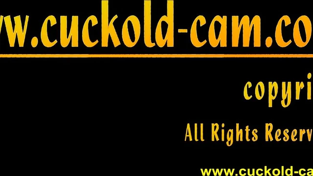 Dominant Femme Uses Cuckold's Cock While He Watches Envy-Filled