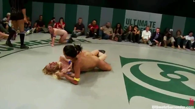 Intense Catfight Turns Into Steamy Lesbian Encounter With Passionate Touches