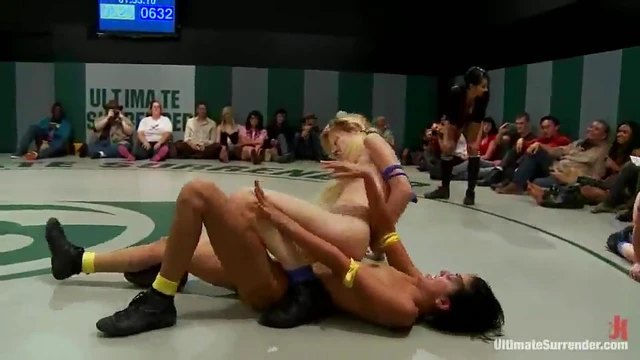 Intense Catfight Turns Into Steamy Lesbian Encounter With Passionate Touches