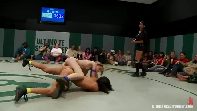 Intense Catfight Turns Into Steamy Lesbian Encounter With Passionate Touches