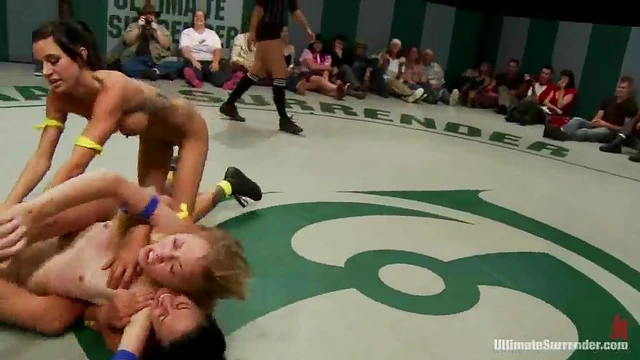 Intense Catfight Turns Into Steamy Lesbian Encounter With Passionate Touches