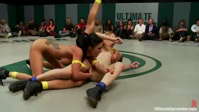 Intense Catfight Turns Into Steamy Lesbian Encounter With Passionate Touches