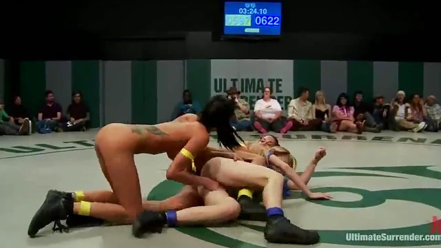 Intense Catfight Turns Into Steamy Lesbian Encounter With Passionate Touches