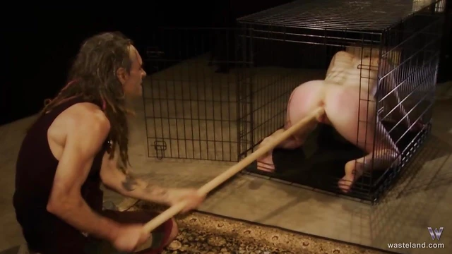 Caged Woman Freed Just In Time For Dildo Pole Pleasure Night