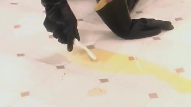 Lesbian Slave Wears Gas Mask Gets Harsh Punishment from Mistress