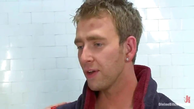 Blonde Bombshell Dia Zerva Gets Strap-on Fucked While Bound Tight