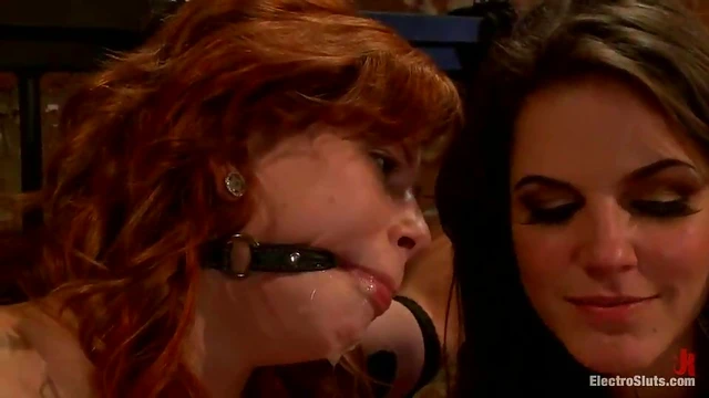 Redhead Brooklyn Lee Submits in Steamy Lesbian Bondage Scene