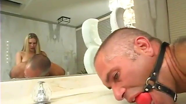 Harmony Takes Charge With Strap-On Toy Teasing Ed's Tight Asshole Playfully