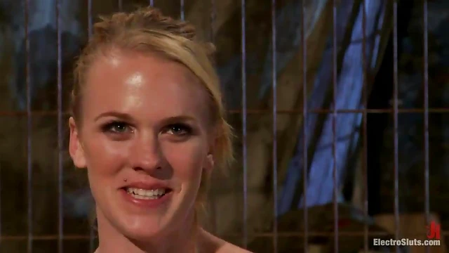 Tied-Up Busty Hydii May Gets Toyed in Hot Lesbian BDSM Action