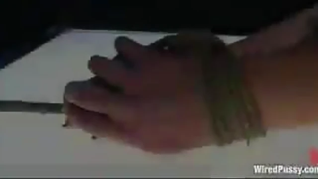 Lesbian Blonde Gets Pussy-Eaten & Strapped-Up in Hot Bondage Sex Act