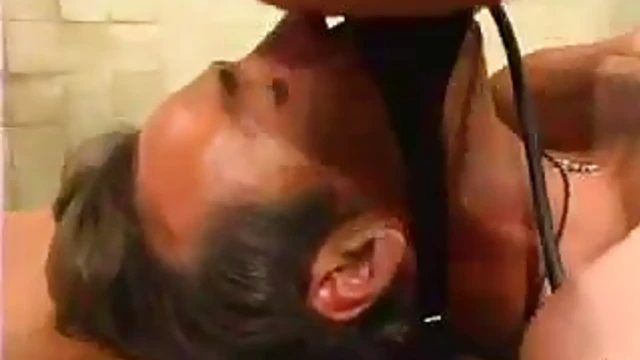 Blonde in High Heels Ties Up Guy For Rough Anal Fuck Session