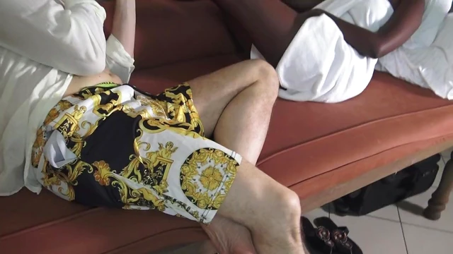 Ebony Feet Lick Cock Before Getting Fucked Hard by Him