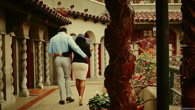 Sultry Curvy Ebony Beauty Thrills with Vibrant Manhood Action