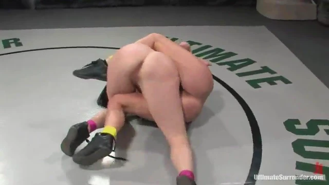 Hot Lesbian Battle Between Ariel X & Dana On Tatami Mat Ends In Pleasure