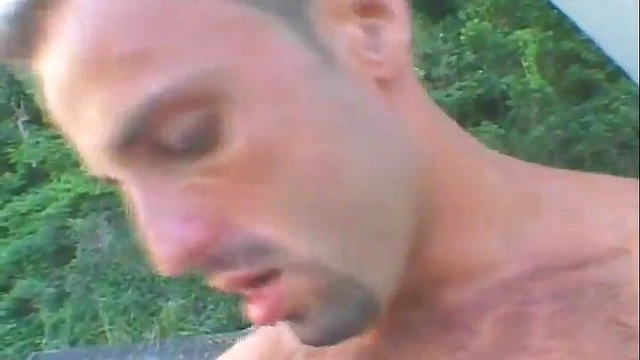 Sizzling Ebony Latina Takes Big White Cock Outdoor Orgasmically