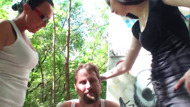 Outdoor Spit Humiliation Scene: Submissive Slut Takes Degradation In Public