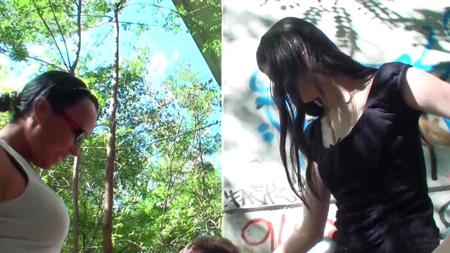 Outdoor Spit Humiliation Scene: Submissive Slut Takes Degradation In Public