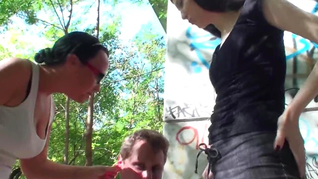 Outdoor Spit Humiliation Scene: Submissive Slut Takes Degradation In Public