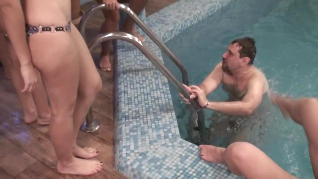 Femdom Party with Joschi Gets Dominated by Hot Mistresses