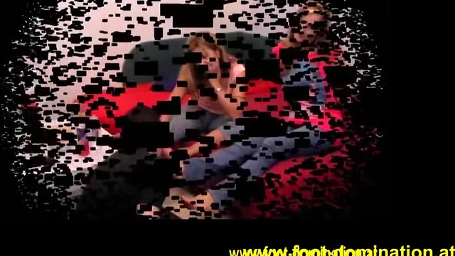 Feet Licking Slaves Worship Hot Mistress's Toes in Ultimate Submission