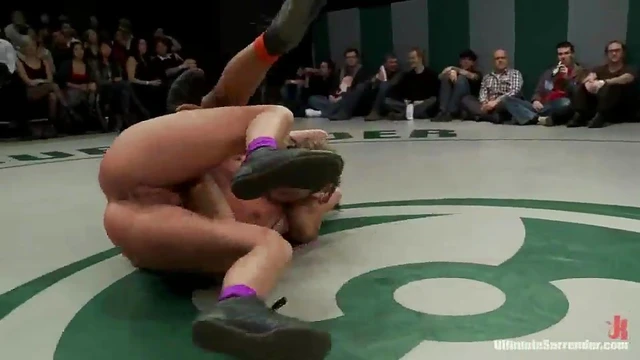 Lesbian Girls Battle It Out in Ring for Hot Action Packed Sex