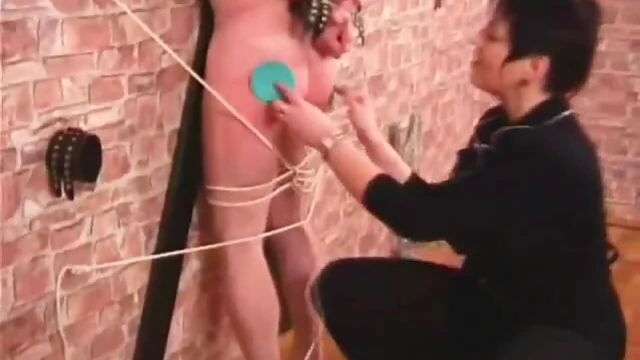 Masked Male Slave Submits to Mistress's Torturous Pleasure Techniques