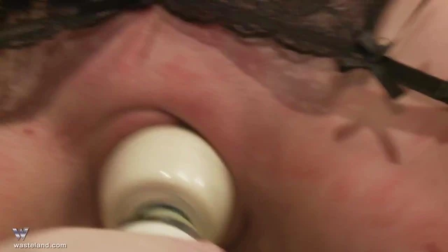 Naughty Mistress Massages Blonde Babe's Wet Cunt Intensely