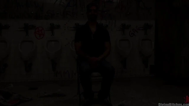 Tied Dude Awaits Punishing Whip Slaps from Mistress Madeline Marlowe's Hand