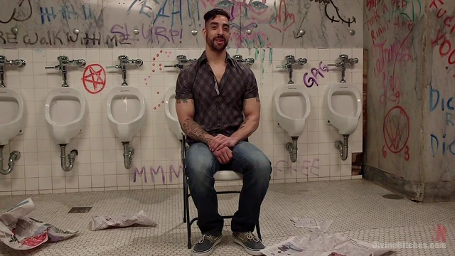 Tied Dude Awaits Punishing Whip Slaps from Mistress Madeline Marlowe's Hand