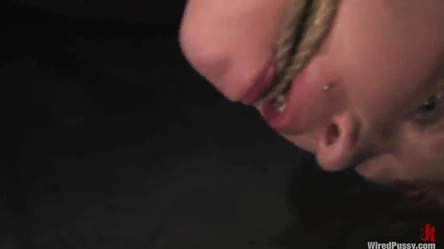 Madison Redhead Gets Strap-On Boned in Hot BDSM Lesbian Scene