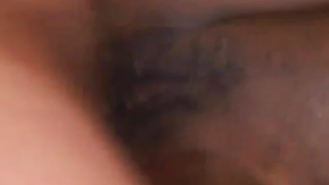 Petite Ebony Chick Bends Over for White Guy's Hot Throbbing Cock