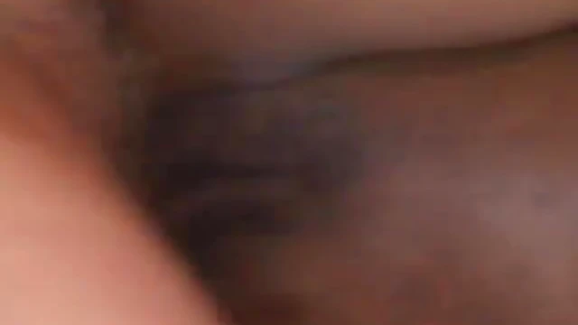 Petite Ebony Chick Bends Over for White Guy's Hot Throbbing Cock