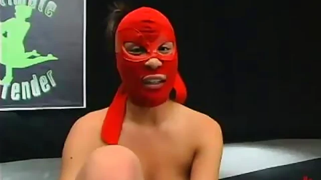 Isis Love Seduces Crimson Ninja by Toy Teasing Before He Pleases Her Core