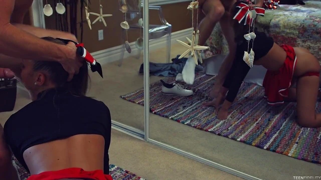 Seductive Liza Rowe Falls For Naked Dude's Charms, Sparks Hot Shagging