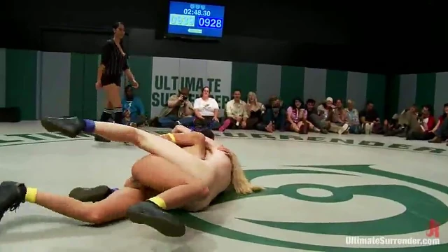 Three Hot Babes Wrestle Passionately Before Getting Steamy Together