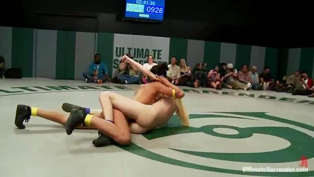 Three Hot Babes Wrestle Passionately Before Getting Steamy Together