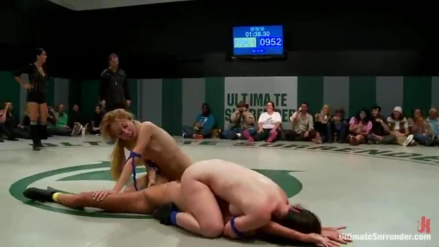 Three Hot Babes Wrestle Passionately Before Getting Steamy Together