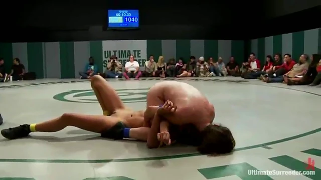 Three Hot Babes Wrestle Passionately Before Getting Steamy Together